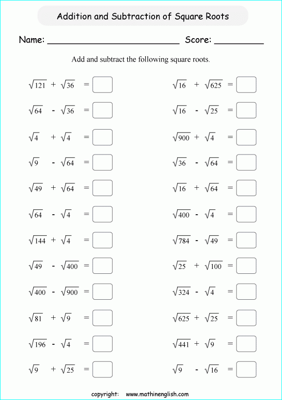 Printable Primary Math Worksheet For Math Grades 1 To 6 Based On The 