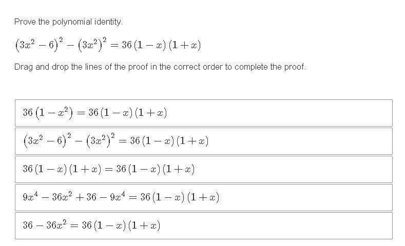 Prove The Polynomial Identity Brainly