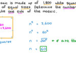 Question Video Solving Word Problems Involving Square Roots Nagwa