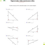 Right Triangle Trig Worksheet Answers Education Template