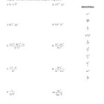 Simplify Exponential Expressions Worksheet