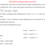 SOLUTION Derivatives Of Hyperbolic Function Studypool