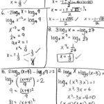 Solving Exponential And Logarithmic Equations Worksheet With Answers