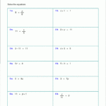 Solving Inequalities Worksheet Pdf Db excel