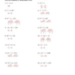 Solving Quadratic Equations With Square Roots Worksheet Kuta Software Joann Durst s