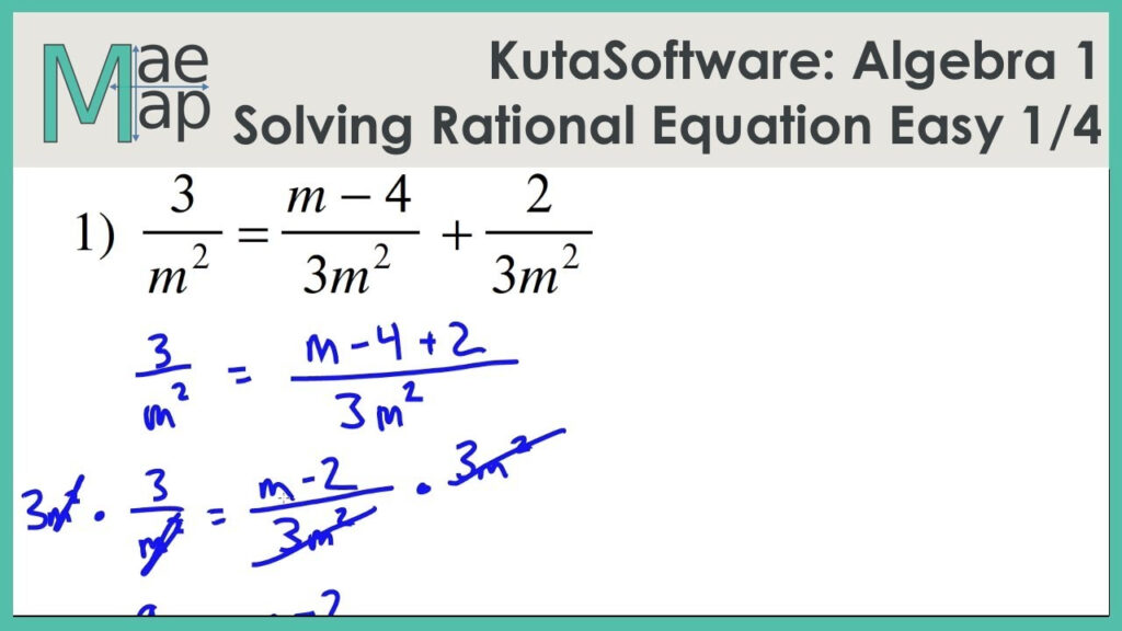 Solving Rational Equations Worksheet Algebra 1 Answers Tessshebaylo