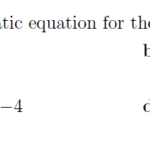 Sum And Product Of Roots Of Quadratic Equation Worksheet with