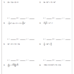 Sum And Product Of The Roots Worksheets