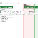 SUMIFS classes example Professor Excel