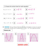 Transformations Of Functions Worksheet