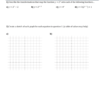 Transformations Of Functions Worksheet Answers