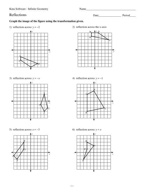 Transformations Of Quadratic Functions Worksheet Kuta Worksheet