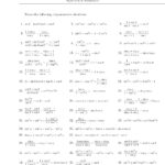 Trig Identities Worksheet