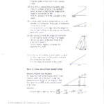 Trigonometry Word Problems Worksheet Answers