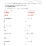 Two Step Equations Worksheet Pdf