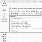 VBA COUNTA How To Use COUNTA Function In Excel Using VBA Code