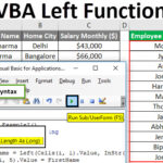 VBA Left Function How To Use Excel VBA Left Function