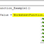 VBA Worksheet Function How To Use WorksheetFunction In VBA