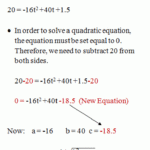 Word Problems Involving Quadratic Functions Worksheet Must See