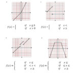 Worksheet Piecewise Functions Answer Key