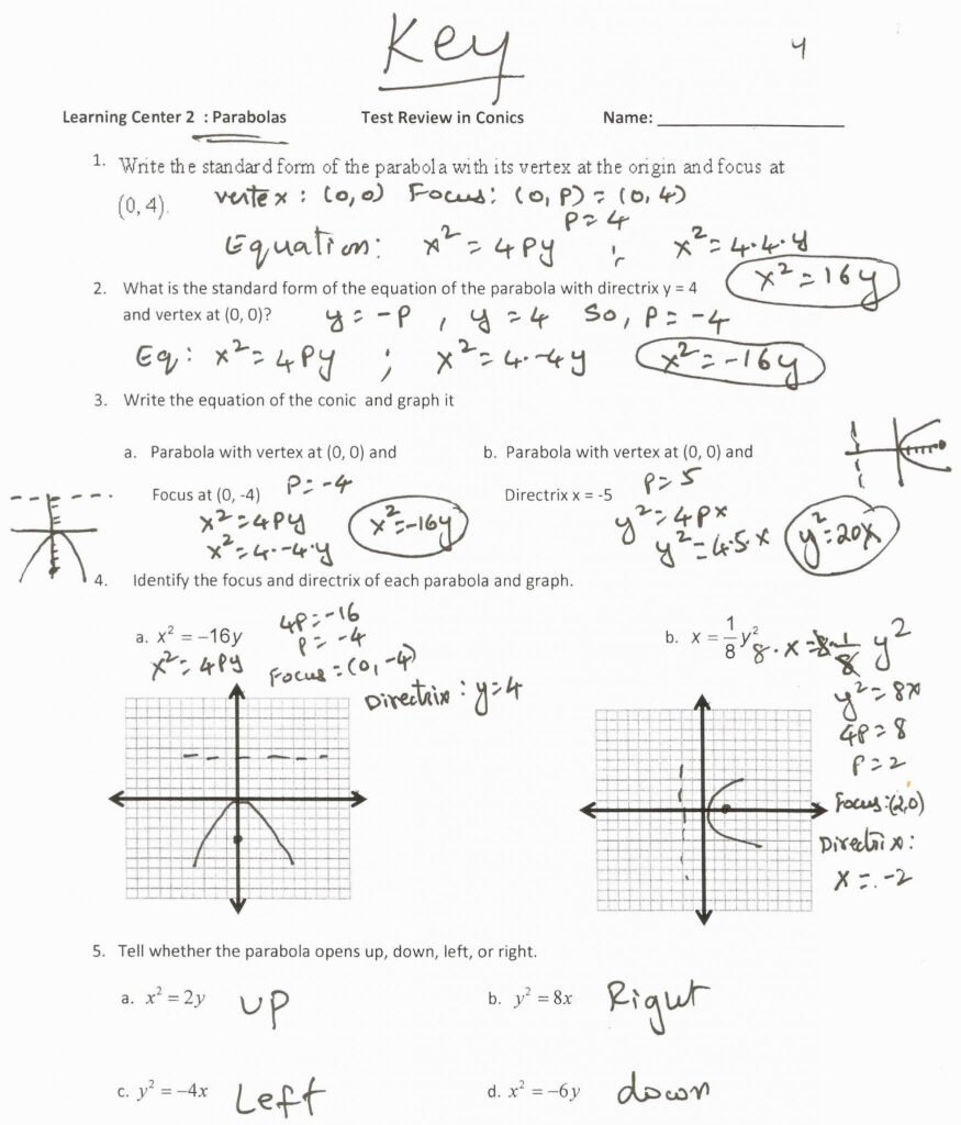 Writing Quadratic Equations From Tables Worksheet Pdf Jerry Tompkin s 