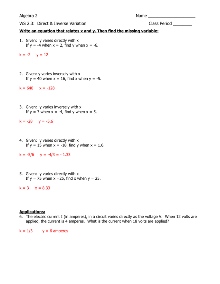 WS 2 3 Answer Key